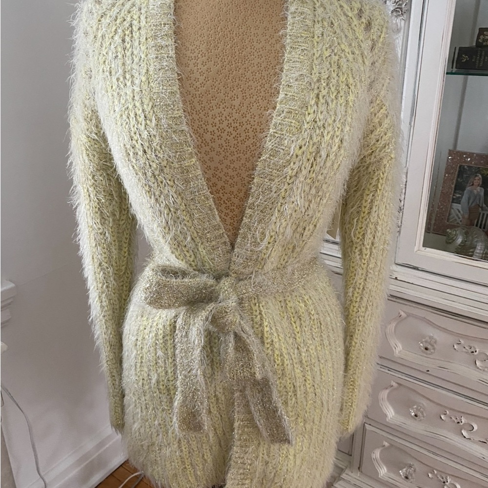 Anthropologie Larkin Lurex Cardigan NWT size Small